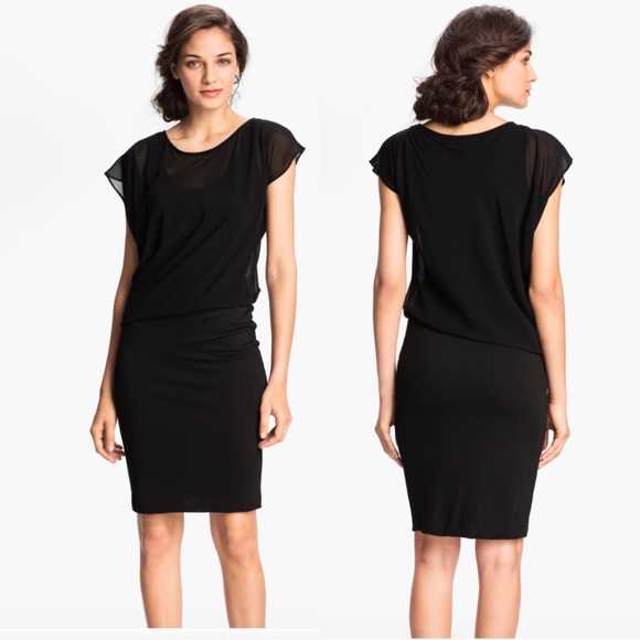 velvet by graham and spencer black dress